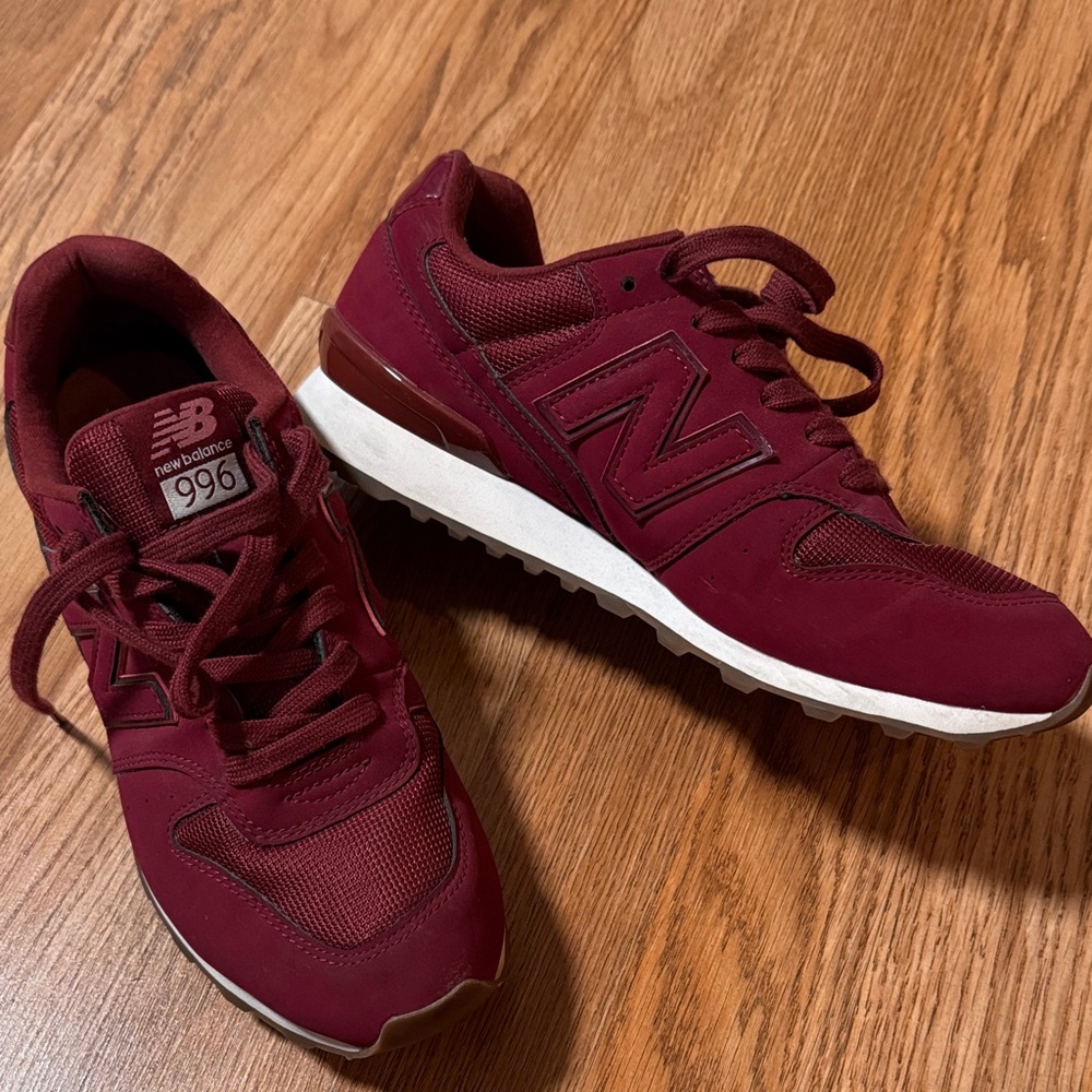 New Balance Woman’s Deep Red Sneakers- Size 6.5